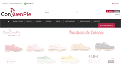 Desktop Screenshot of conbuenpie.com
